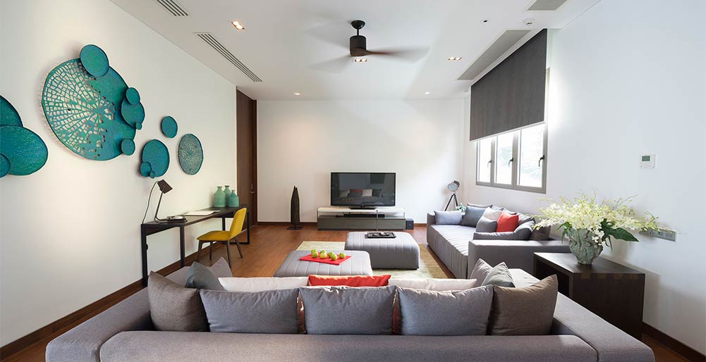Malaiwana Penthouse - Modern living area